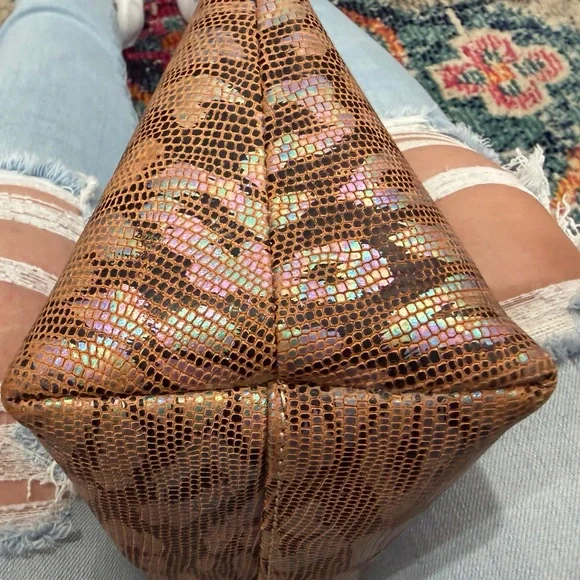 Consuela Iris Leopard Print Clutch in Iridescent - Picture 13 of 15